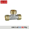 Nickle Plated Brass Thread Fitting, Bersama, Tee,